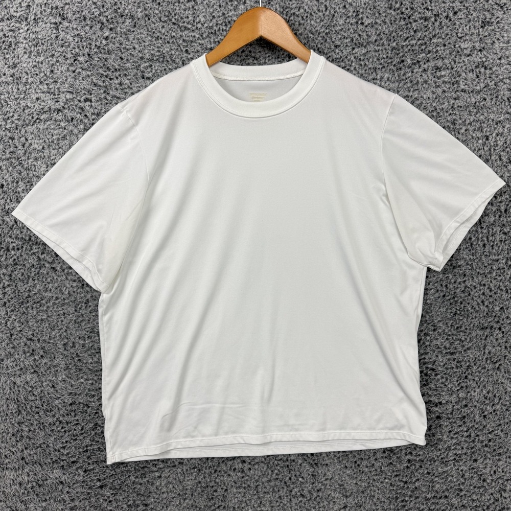 Patagonia Shirt Mens XXL White Performance Tee Moisture Wicking Quick Dry USA